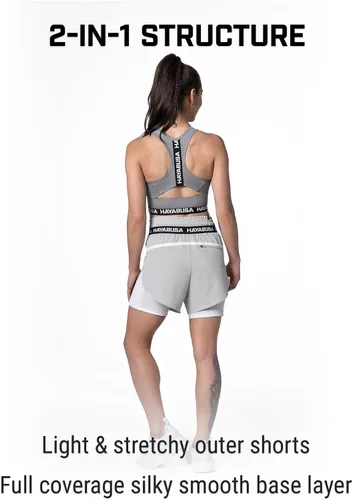 Vista 3 de Hayabusa Pantalones cortos de tiro medio para mujer
