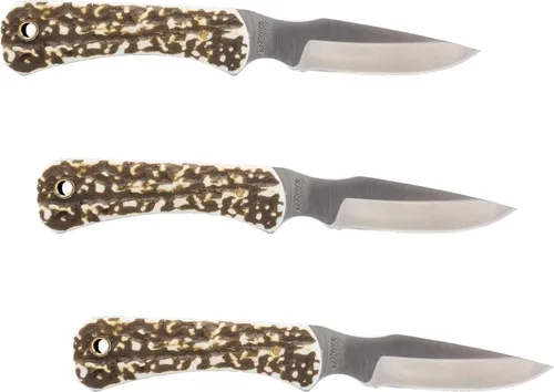 Vista 7 de Uncle Henry 301UH Next Gen - Cuchillo de hoja fija SS de alto carbono de 6.5 pulgadas con hoja de 3.25 pulgadas y mango de estaglón