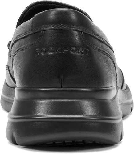 Vista 5 de Rockport Mocasines sin cordones Junction Point para hombre Negro