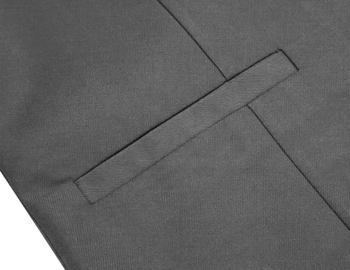 Vista 8 de COOFANDY Chaleco de traje de negocios para hombre, chaleco de vestir casual, chaleco ajustado