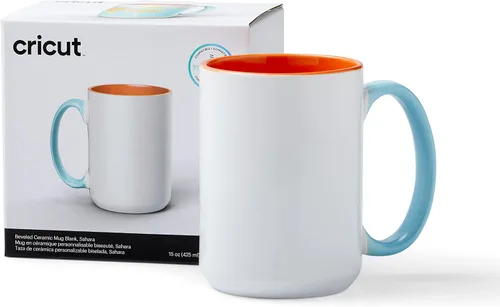 Vista 7 de Cricut Beveled Blank - 425 ml / 15 oz (1 ud) Taza de cerámica de 15 oz con diseño de bosque (1)