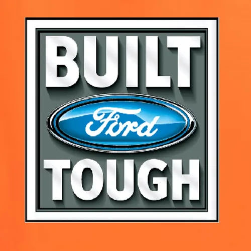 Vista 2 de Wild Bobby Sudadera con logotipo de Ford Tough Classic Cars and Trucks Ford Mustang Shelby con licencia oficial de autos y camiones