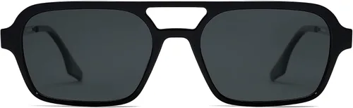 Vista 21 de SOJOS Vintage Polarized Aviator Sunglasses for Women Men 70s Retro Flat Narrow Rectangular Womens Glasses SJ2186