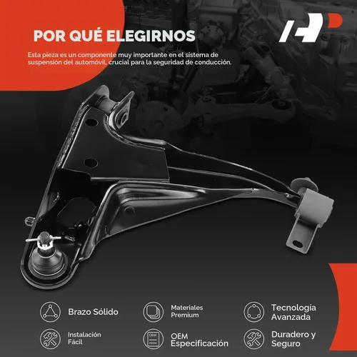 Vista 5 de A-Premium Brazo de control inferior delantero derecho, con rótula y buje
