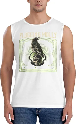 Vista 7 de SKYJUNOJN Camiseta sin mangas para hombre, cómoda camiseta deportiva de viaje