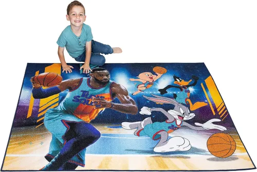 Vista 24 de Franco Alfombra antideslizante para habitación de niños, 69 x 52 pulgadas, Batman