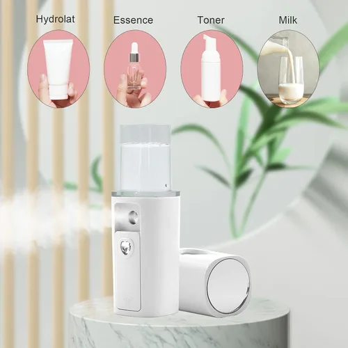 Vista 4 de Nano Facial Mister Portátil Mini Face Mist Práctico Pulverizador Automático Extensiones de Pestañas Fresco Vaporizador Facial