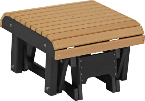Vista 11 de LuxCraft Poly Glider - Reposapiés otomano (caoba antigua)