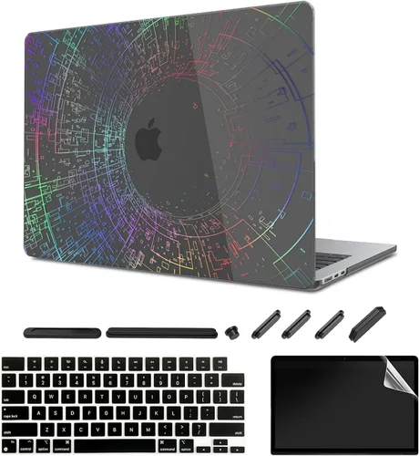 Vista 16 de Funda para MacBook Air de 15.3 pulgadas (modelo de lanzamiento 2023: chip A2941 M2), funda protectora, cubierta de teclado y protector de pantalla.