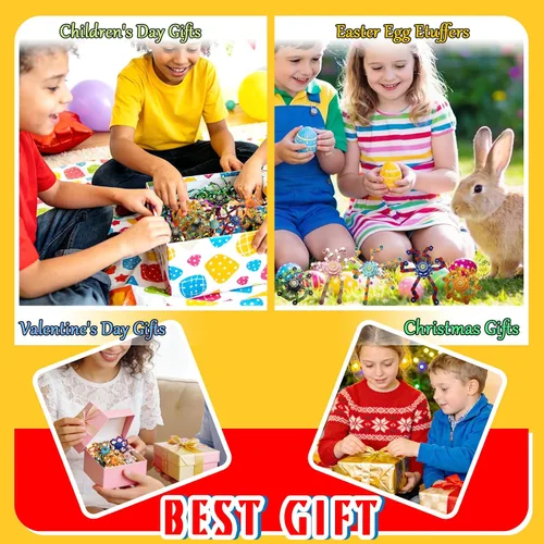 Vista 6 de 15 piezas de juguetes giratorios para ansiedad, regalos de fiesta, premios para niños, adultos, niños y niñas, robot transformable para aliviar
