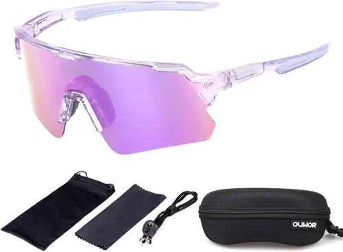 Vista 10 de Gafas de ciclismo polarizadas para hombres, mujeres y jóvenes, UV400, gafas de sol para bicicleta de montaña, MTB, correr, pesca, béisbol