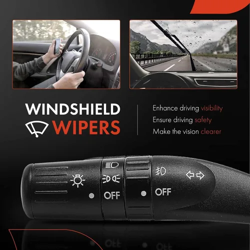Vista 5 de Interruptor de señal de giro A-Premium, interruptor multifunción de atenuación de faros compatible con Subaru Forester 2009-2013, Impreza 2008-2014