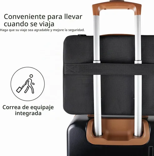 Vista 6 de NIMOSA Bolsa para portátil de 15,6 pulgadas, funda resistente al agua para portátil