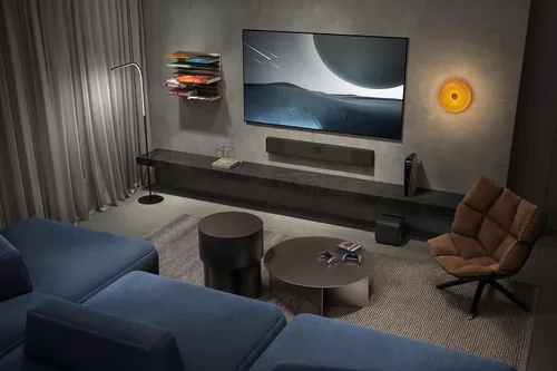 Vista 8 de KEF XIO Dolby Atmos 5.1.2 Barra de sonido (negro pizarra)