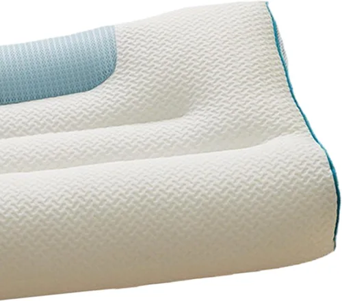 Vista 3 de Cervical Pillow for Neck, Neck Support Pillow, Soft Neck Protection Bed Pillow Shoulder Sleeping Pillow for Sleepers, Blue