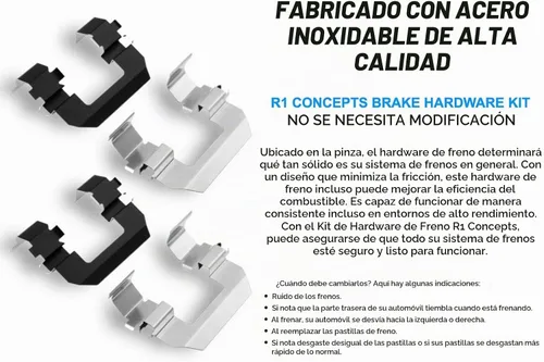 Vista 9 de R1 Concepts Kit de freno trasero para Mercedes-Benz C300 2015-2021