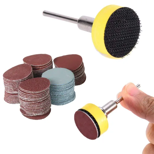 Vista 2 de Saiper 100 unidades de discos de lijado de 1 pulgada/0.984 in Kit de disco de lijadora para Dremel