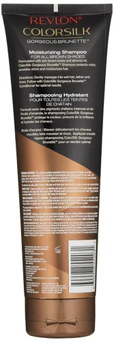 Vista 2 de Revlon Colorsilk Care Champú, marrón, 8.45 onzas líquidas