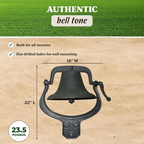 Vista 5 de Yard Tuff YTF-22LB Campana de granja de hierro fundido resistente de 22