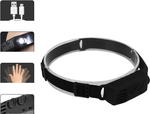 Vista 3 de Lámpara recargable LED con banda de ajuste ligero Sensor de movimiento de baja potencia para adultos al aire libre