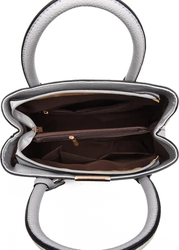 Vista 5 de Covelin bolso de mano de cuero durable tamaño mediano, mini bandolera, para mujer.