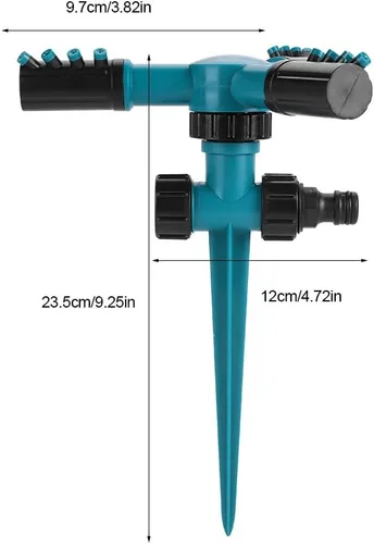 Vista 2 de Aspersor de agua, riego automático, para riego de césped, riego de patio