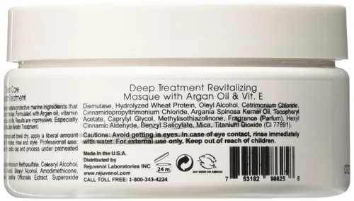 Vista 3 de Rejuvenol Color Care máscara de tratamiento de queratina para unisex, 8 onzas