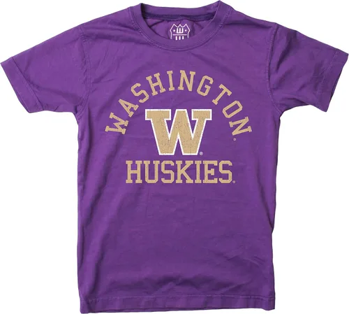 Vista 141 de Wes and Willy Camiseta de algodón orgánico de manga corta para niños de la NCAA