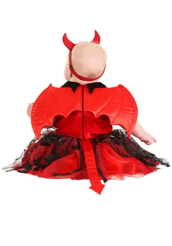 Vista 2 de Disfraz Adorable de Diablita para Bebé Multicolor