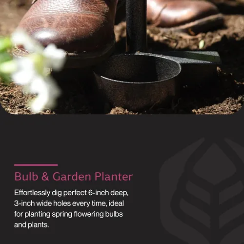 Vista 2 de Yard Butler BPL-6, plantadora de bulbos con mango largo, N/A