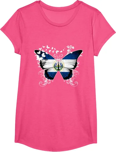Vista 16 de Camiseta con diseño de bandera de El Salvador