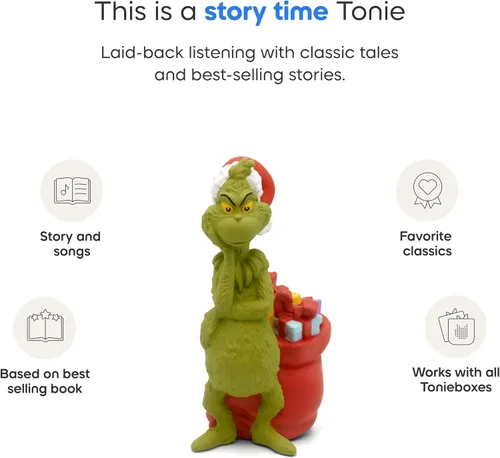 Vista 7 de Tonies La Figurita de Audio de Grinch de Cómo el Grinch Robó la Navidad de Dr. Seuss