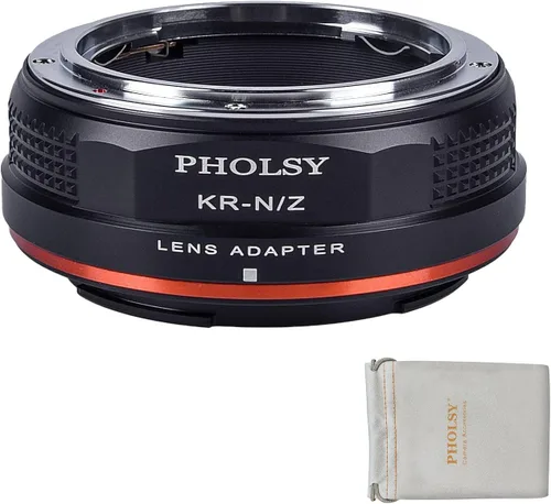 Vista 7 de PHOLSY Adaptador de montaje de lente compatible con lente Leica M39