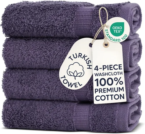 Vista 119 de Chakir Turkish Linens - Toallas turcas de 100% algodón, suaves y absorbentes (juego de 3 toallas personalizables, color aguamarina)