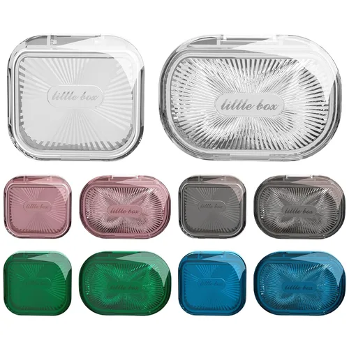 Vista 9 de Estuche para dentadura postiza, buen sellado, de alta capacidad, portátil, impermeable, ligera, de lujo, para uso diario, regalo especial