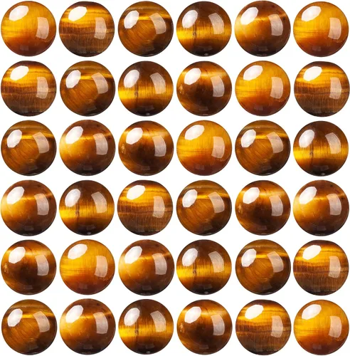 Vista 10 de 100 piezas de cuentas de piedra natural de 6 mm, turquesa africana redonda, cuentas sueltas de gema con cordón elástico para hacer pulseras