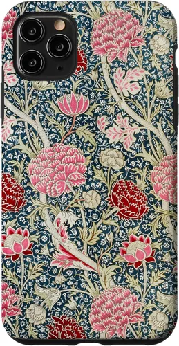Vista 13 de iPhone 16 Cray - William Morris Art Nouveau Pattern Case