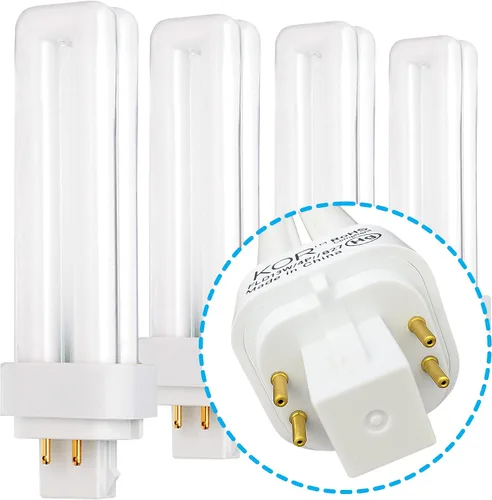 Vista 10 de (4 unidades) tubo doble de 13 Watts - G24Q-1 (4 pines) Base, 13.0watts