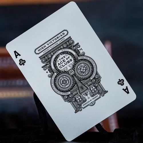 Vista 5 de High Victorian - Baraja de cartas rojas