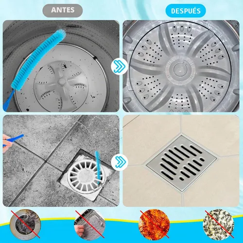 Vista 7 de Dryer Vent Cleaner, Dryer Lint Brush Cleaning Tool Flexible Long Pipe