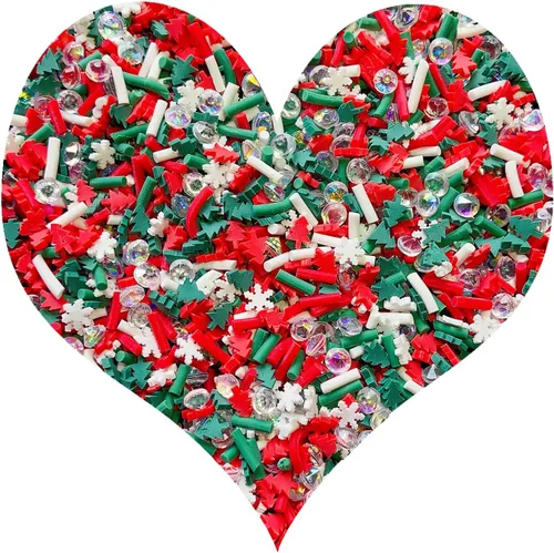 Vista 24 de Chispitas Falsas Chispitas Falsas de Navidad Chispitas Falsas de Caramelo Chispitas de Arcilla Polimérica Chispitas Poliméricas Rebanadas de Arcilla