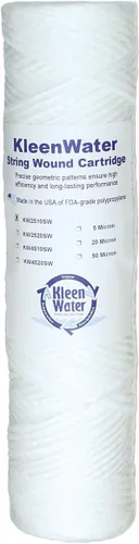 Vista 2 de KleenWater KW2510SW - Cartuchos de repuesto para filtros de agua para heridas, filtración de sedimentos de óxido de suciedad, fabricado en Estados