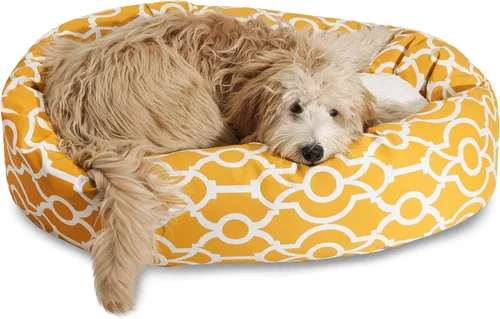 Vista 8 de Majestic Pet Cama de bagel Sherpa negra Athens de 24