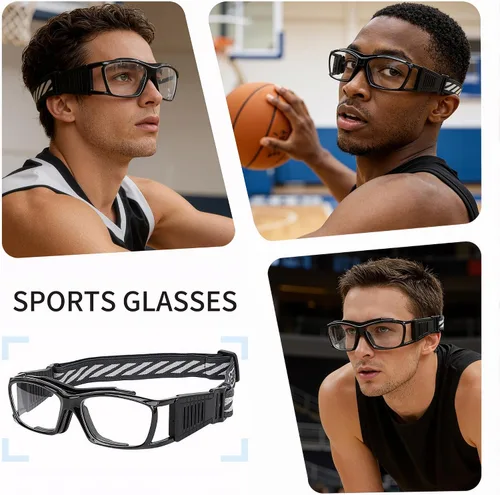 Vista 4 de SooGree Gafas protectoras deportivas para baloncesto para hombres y mujeres