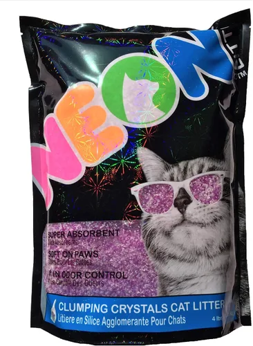 Vista 11 de NEON - Arena de gel de sílice para gatos, color rosa
