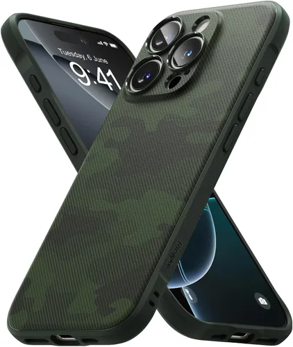 Vista 23 de Ringke Onyx - Funda para iPhone 15 Case, [Se Siente Bien en la Mano] resistente al aceite y a la suciedad, cubiertas individuales para lentes