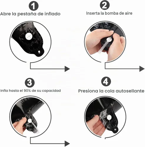 Vista 6 de Globo negro 0 – Globo número 40 pulgadas, decoración de cumpleaños negro 0