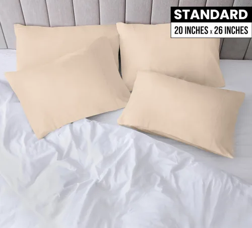 Vista 2 de Utopia Bedding - Juego de 4 fundas de almohada tamaño estándar, con cierre de sobre, tela de microfibra cepillada suave, resistentes al encogimiento