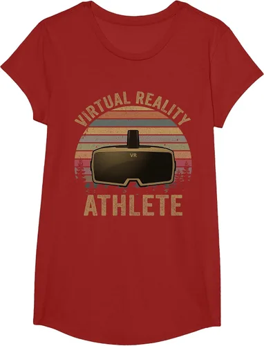 Vista 36 de Virtual Reality Athlete for VR Gamers Camiseta Asphalt Grey