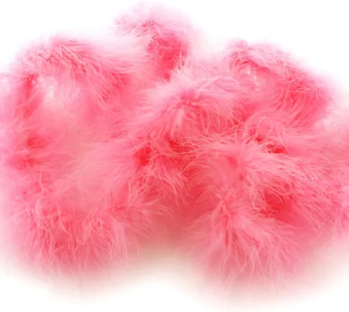 Vista 14 de HairBow Center LLC Boa de plumas de marabú flaco - 2 yardas - Negro